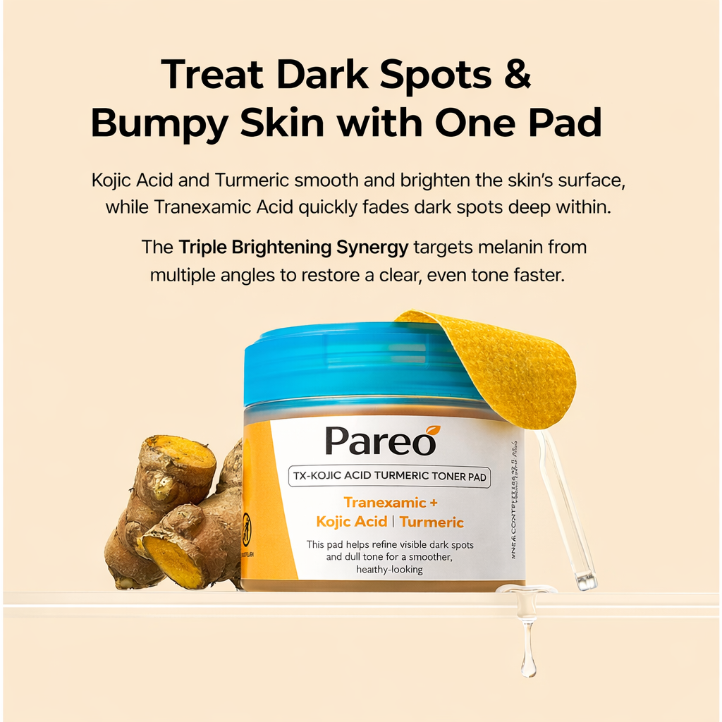 Kojic Acid & Turmeric TX Toner Pads