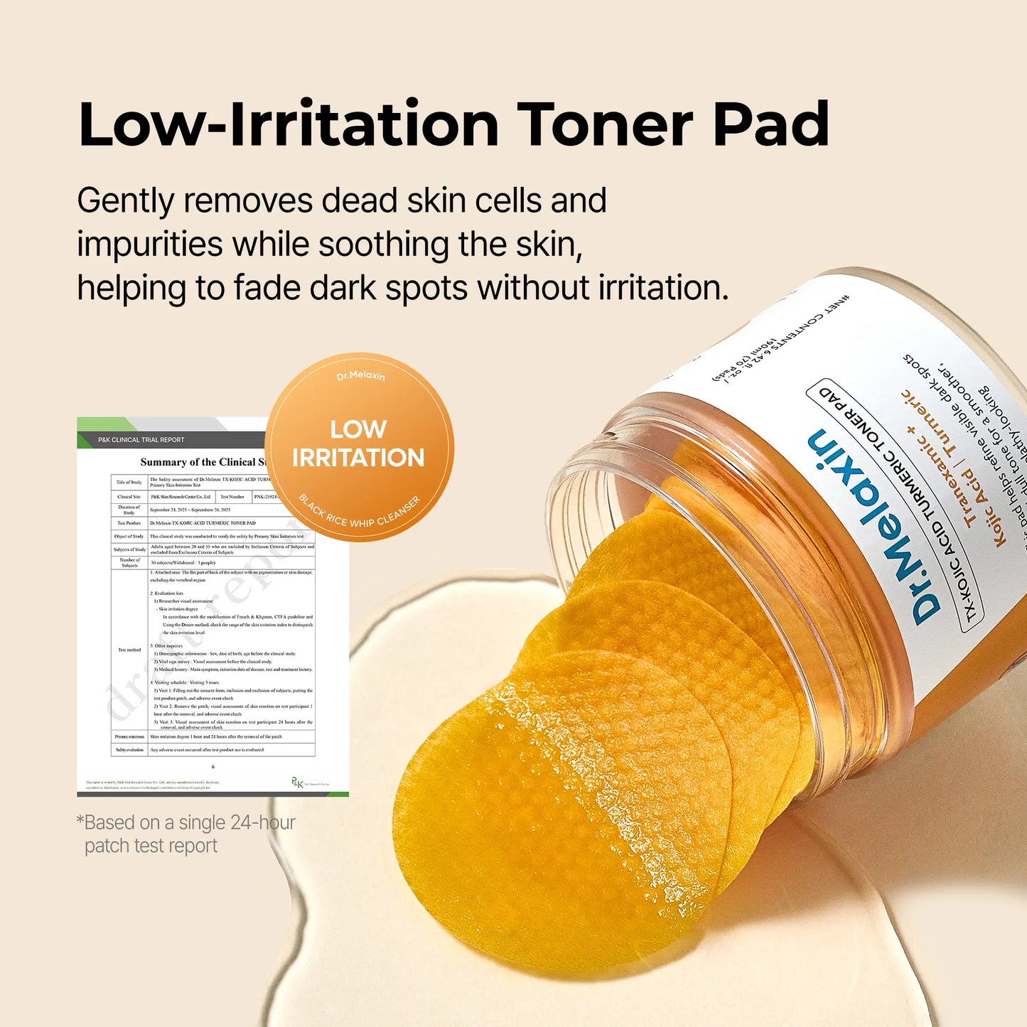 Kojic Acid & Turmeric TX Toner Pads